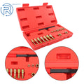 15pcs Metric Thread Chaser Set for Automotive Repair (M6–M12)