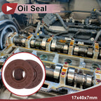 Set of 2 Oil Seal Rotary Shaft Seal FKM Rubber 17x40x7mm