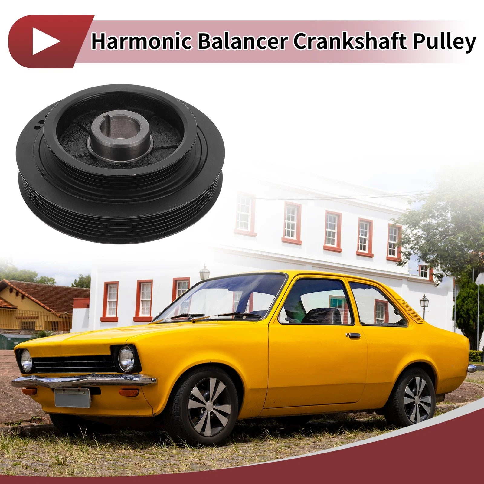 Engine Harmonic Balancer Crankshaft Pulley for Nissan NX (1991–1993) No. 1230362J20