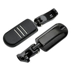 Black Rear Passenger Footpeg Mini Mount for Harley Street Glide (1993-2025)