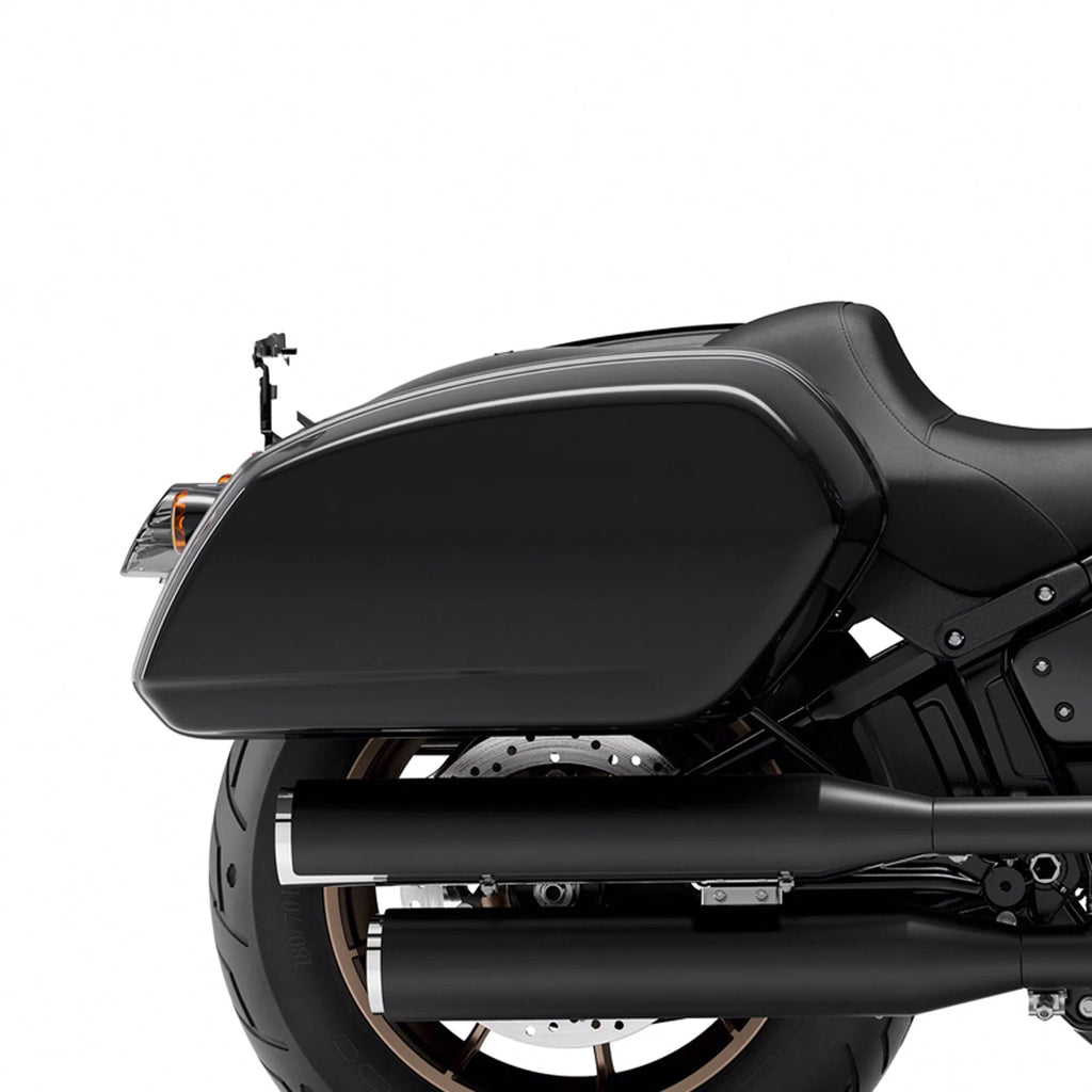 Gloss Black Hard Saddlebags Docking Kit for Harley Low Rider ST (2020–2024)