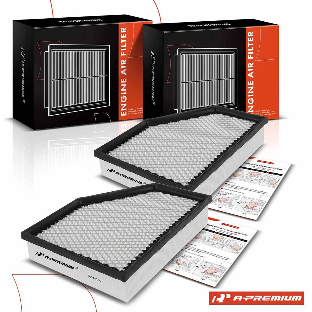 2X Engine Air Filter for BMW X3 G01, X4 G02 (2020–2022) L6 3.0L
