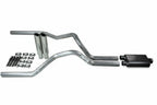 2.5" Dual Exhaust Kit for Chevy GMC 1500 (2019–2025) - 2 Chamber Muffler, Clamp on Tips
