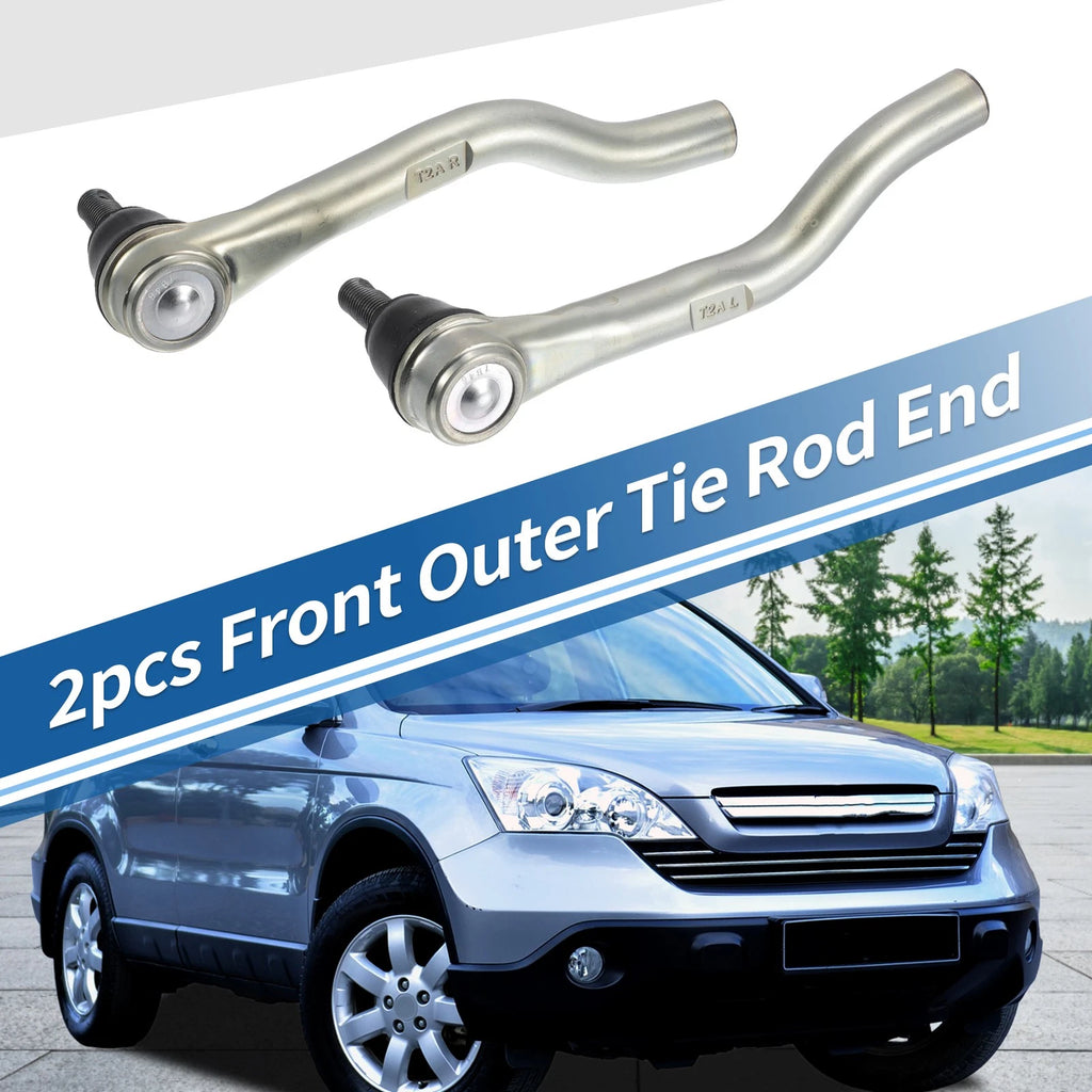 2X Front Outer Tie Rod End Links for Honda Accord (No. 53560T2AA01/53540T2AA01)