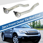 2X Front Outer Tie Rod End Links for Honda Accord (No. 53560T2AA01/53540T2AA01)