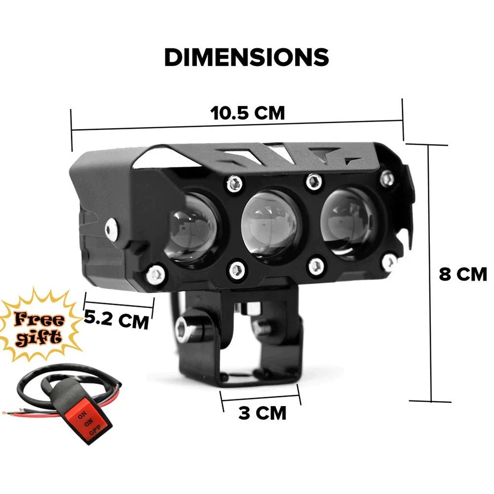 30W LED Spotlights for Offroad SUV ATV UTV (Waterproof, 6000LM)