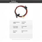 DC Power Cable with Fuse Protection for Cars RVs Boats (SAE Male/Female)