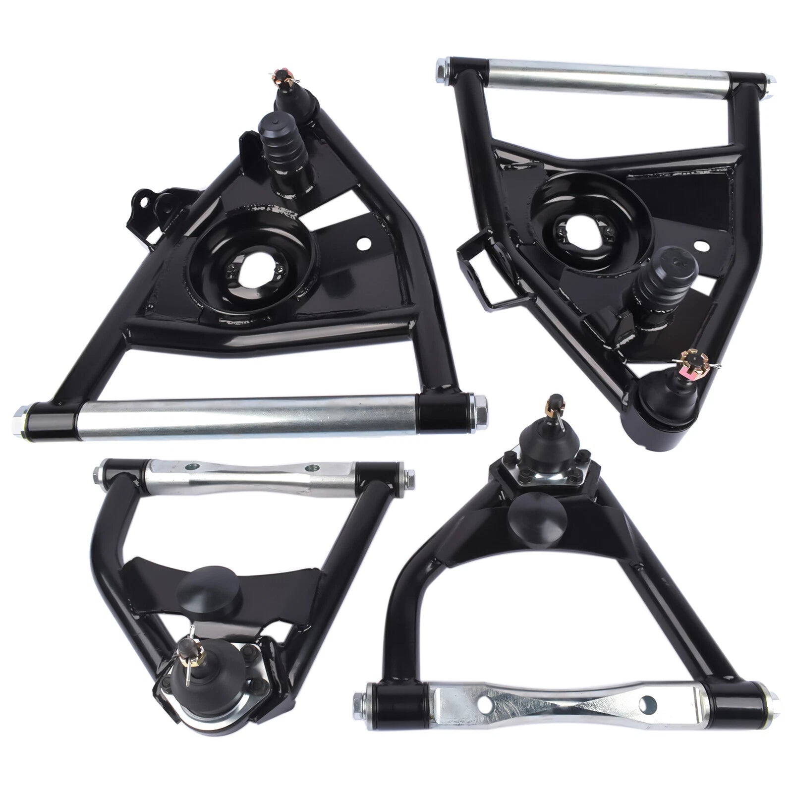 Set of 2 Upper and Lower Tubular Control Arms for Chevrolet GMC C10 (1963–1970)
