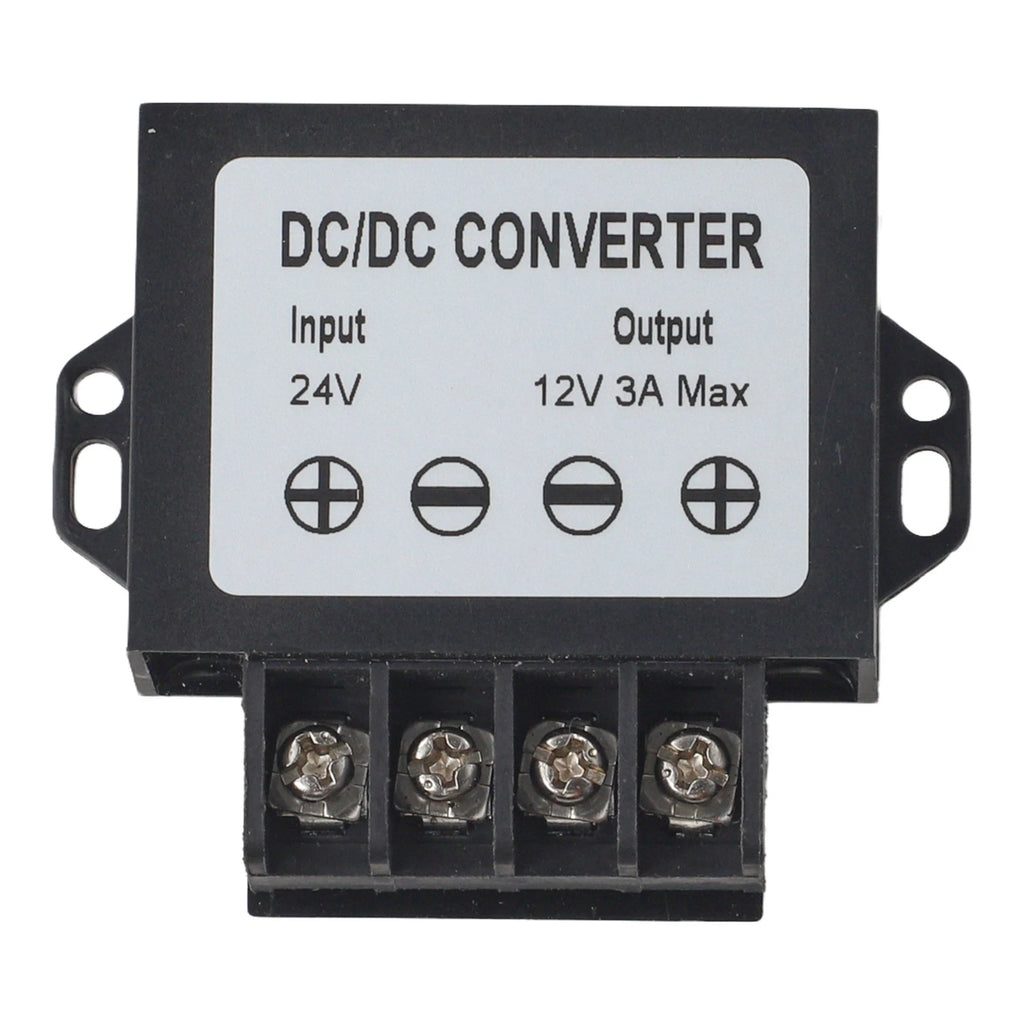 24V to 12V Power Adapter with High-Temperature Shutdown (36W Output)