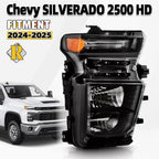 Halogen Headlight Right Side for Chevy Silverado 2500HD 3500HD (2024–2025)
