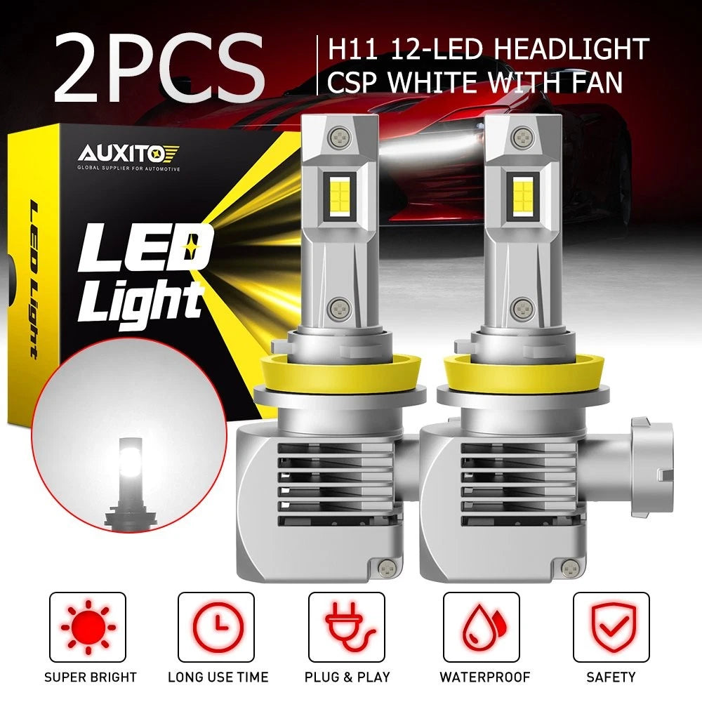 AUXITO Q16 H11 H8 LED Headlight Conversion Kit for