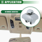 Sun Visor Holder Clip for Audi A6 Quattro (1998–2005) No. 4B0857562 Gray
