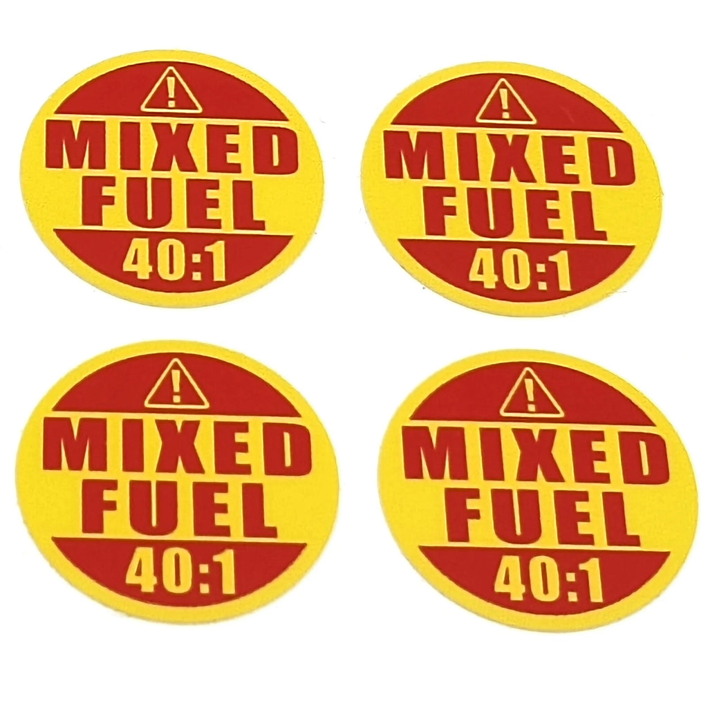 Mixed Fuel 40:1 Sticker for