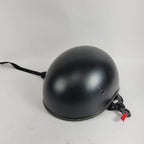 Half Motorcycle Helmet for Highway 21 Model .357 (Large, Matte Black) 77-1101L