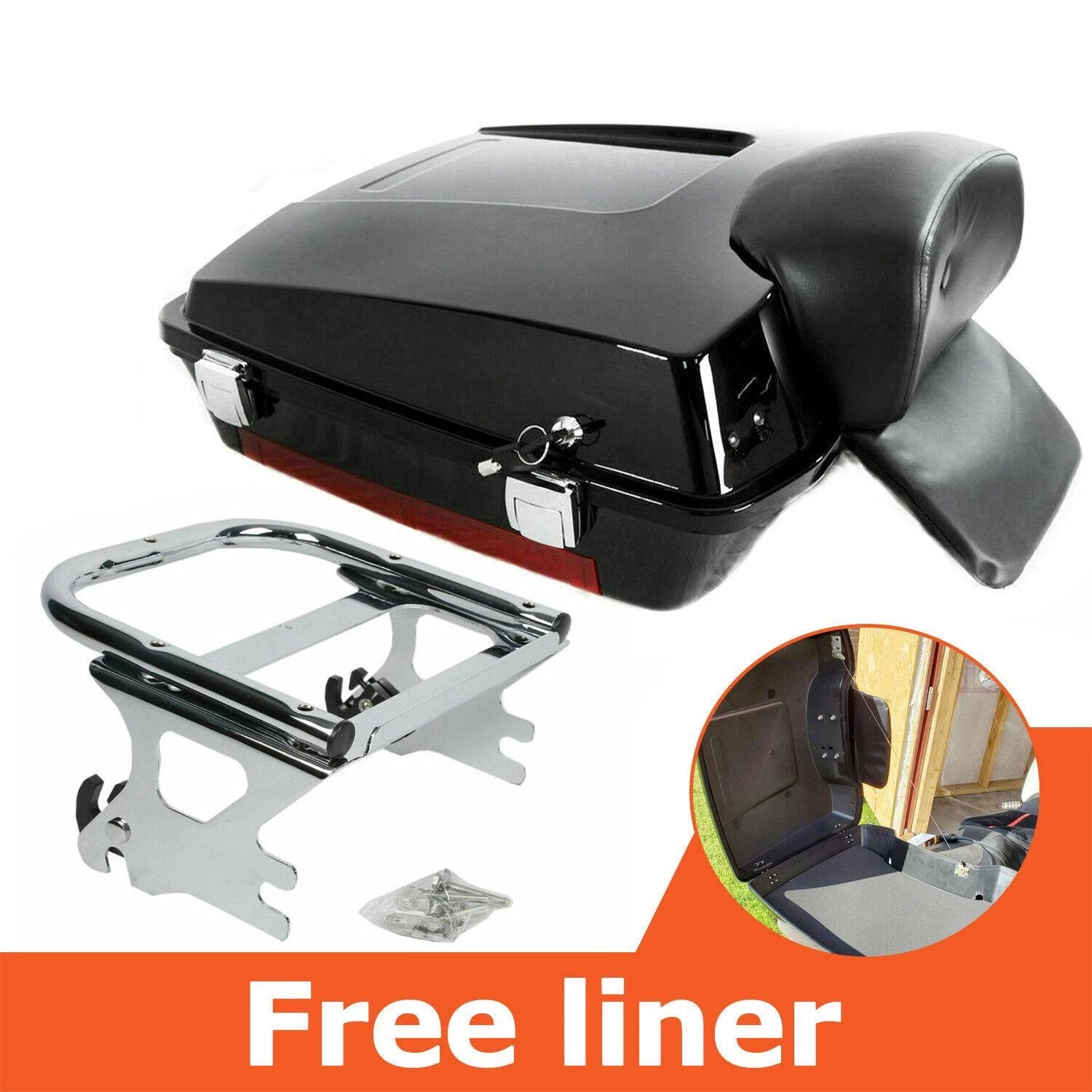 Trunk Pad Rack for Harley Davidson Touring Road King (1997–2008)