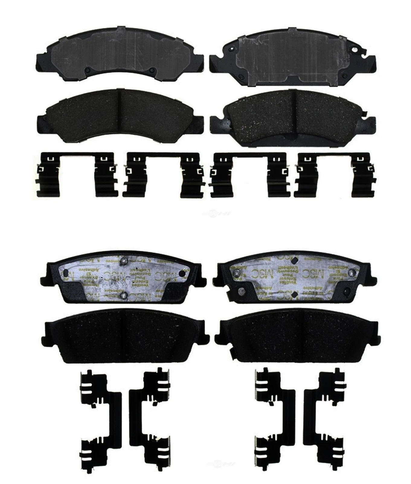 Ceramic Brake Pads Kit for Cadillac Escalade, Chevy, GMC Yukon (2002–2023)