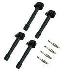 Set of 4 Ignition Coils & 4 Iridium Spark Plugs for Honda Accord (2003–2017)
