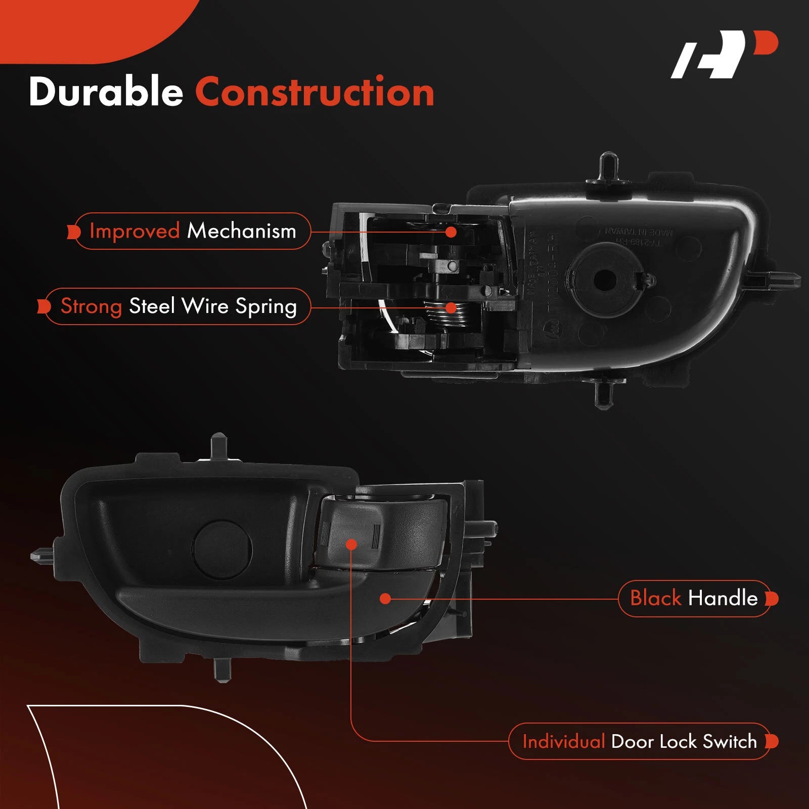 Right Interior Door Handle for Toyota Corolla Yaris Prius C (2014–2019)