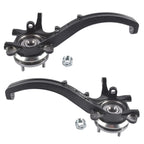 2X Front Steering Knuckle & Hub Bearing Assembly for Hyundai Sonata, Optima (2002–2005)