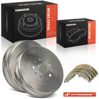 Ceramic Rear Brake Shoe & Brake Drum for Toyota Sienna (2004–2010)