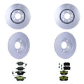 Hella Front & Rear Low-Met Disc Brake Pad Kit for Audi A6 Quattro (1998–2005)