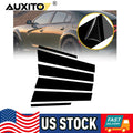 Set of 6 Black Pillar Posts for Dodge Charger (2011–2021)