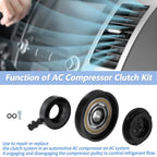 AC Compressor Clutch Kit for Dodge Nitro (2009–2011) & Jeep Liberty (2008–2012)