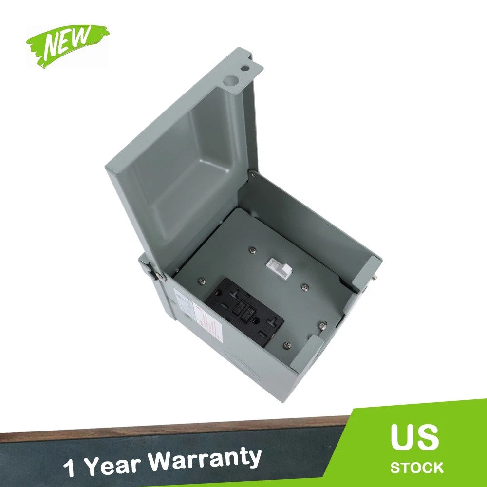 Gfci Receptacle Plug for Outdoor Electrical Outlet (Rainproof)