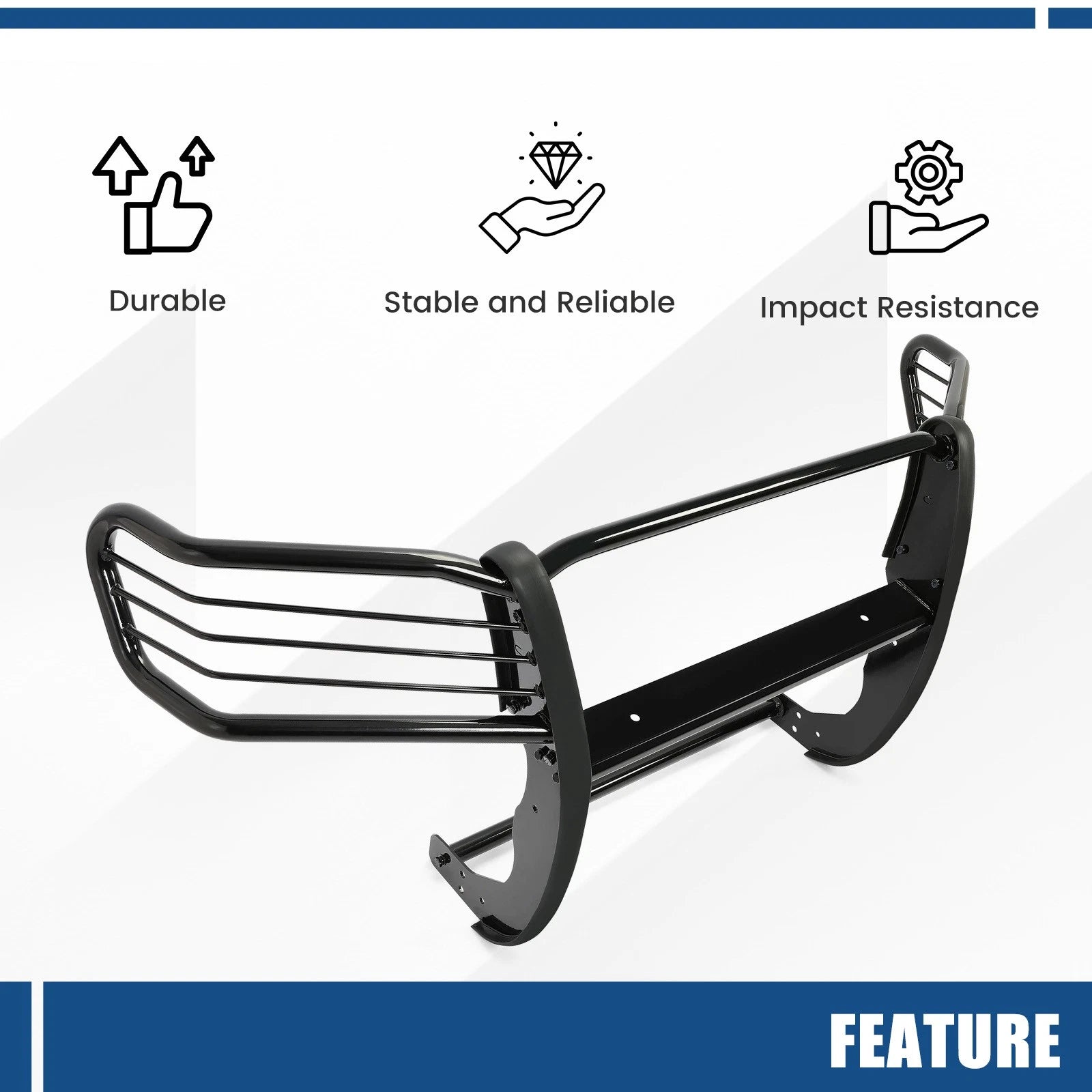 Bumper Brush Grille Guard Push Bar for Toyota Tacoma (2005–2015)