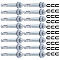 Set of 16 Wedge Anchor Bolts & 30 Shims for Lift Installation