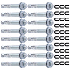 Set of 16 Wedge Anchor Bolts & 30 Shims for Lift Installation