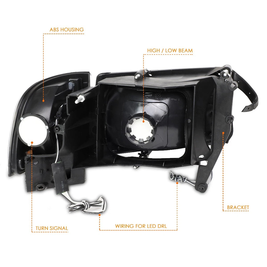 Fog Light Cover for Hyundai Sonata (2011–2013) Black