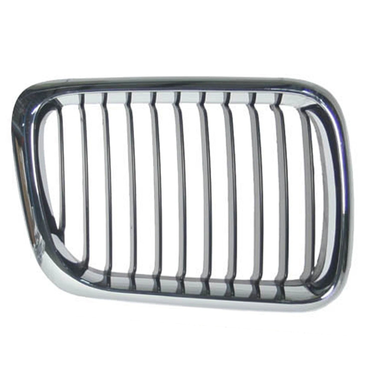 Replacement Black Chrome Passenger Side Grille for Chevy Silverado (2019–2023)