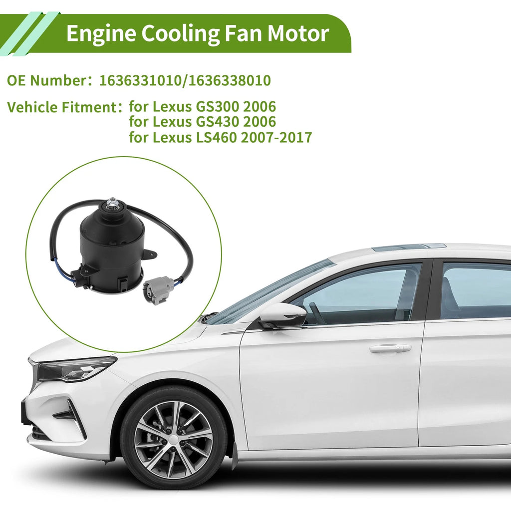Radiator Fan Motor for Lexus GS300 (2006) - Engine Cooling