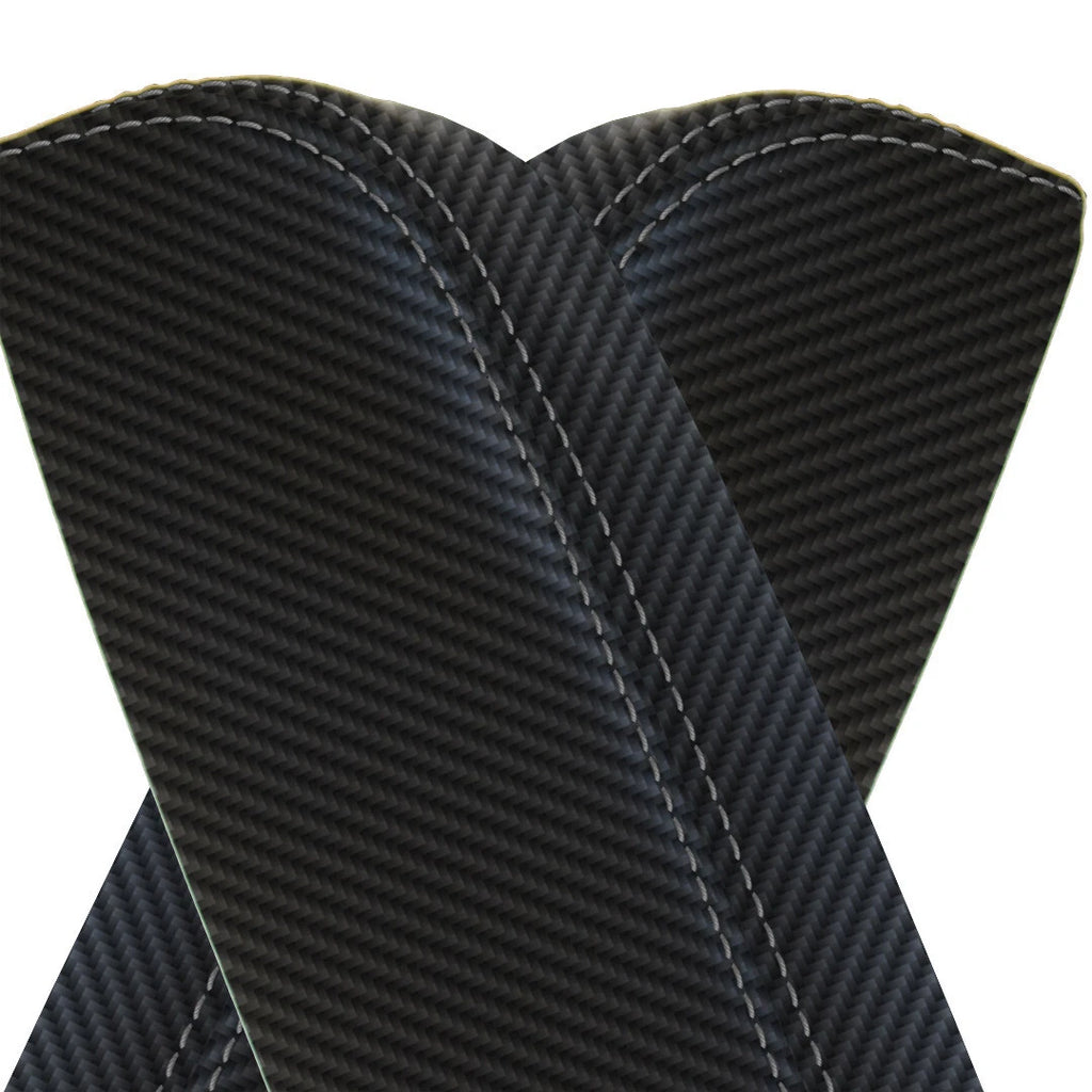 Door Panel Armrest for Honda Ridgeline (2006–2014) Carbon Fiber Gray Stitch