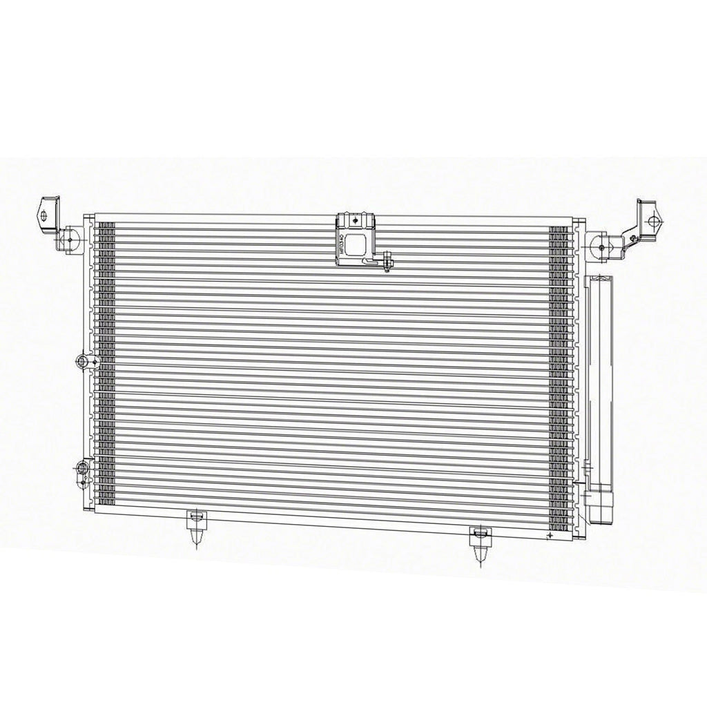 A/C Condenser Replacement w/Receiver Drier for Lexus RX300 (1999–2003)