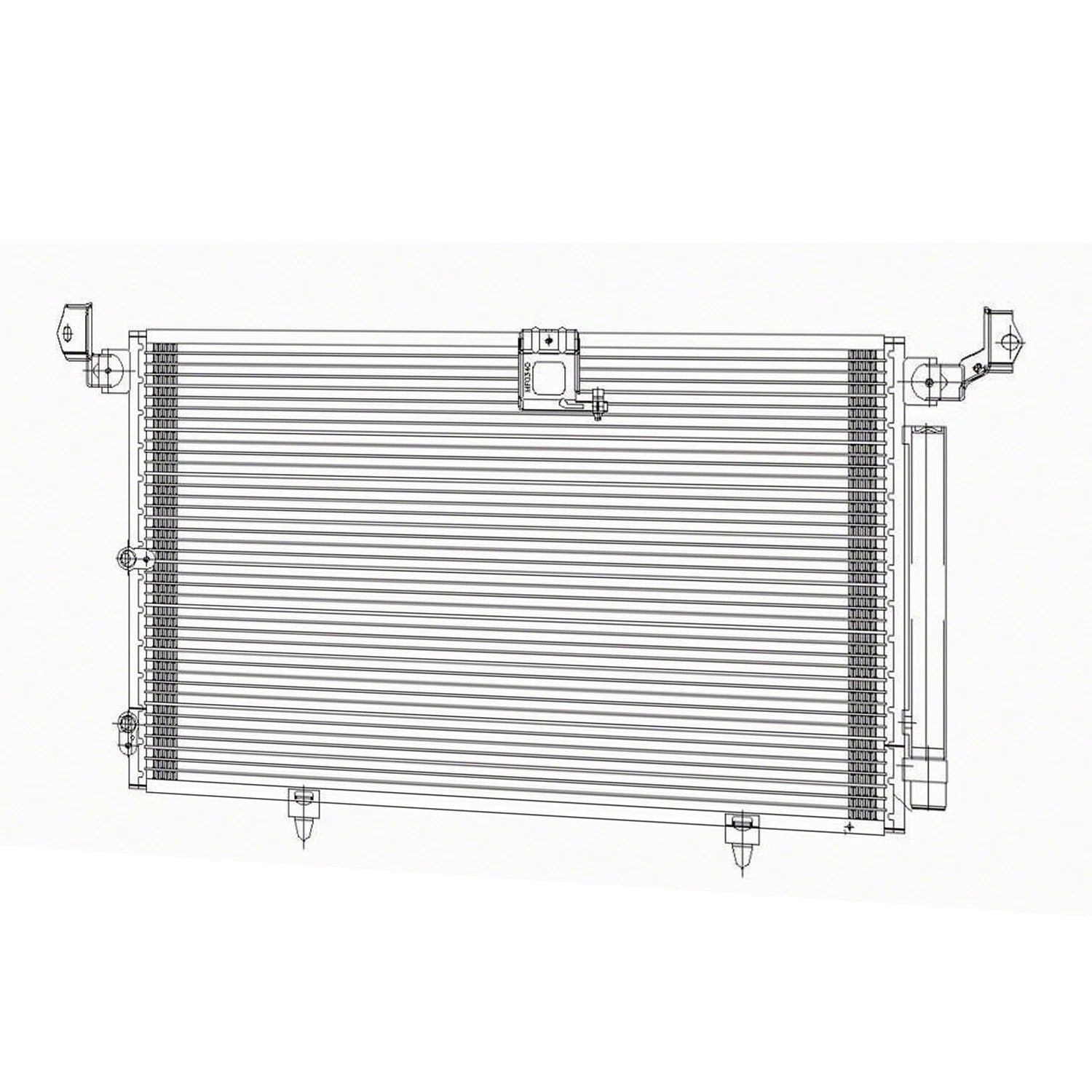 A/C Condenser Replacement w/Receiver Drier for Lexus RX300 (1999–2003)
