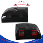 LED Black Smoked Tail Lights for Chevy Silverado 1500 2500HD 3500HD (2007–2014)