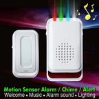 Wireless PIR Motion Sensor Alarm Chime for Shop Entry