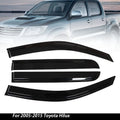 Set of 4 Weathershields for Toyota Hilux (2005–2015)