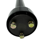 Steering Column Universal Black Stainless Steel 32 in for 3 Bolt Adapter