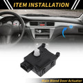HVAC Air Door Actuator Heater Blend for Ford F-250 Super Duty (2011–2016) No. 604280