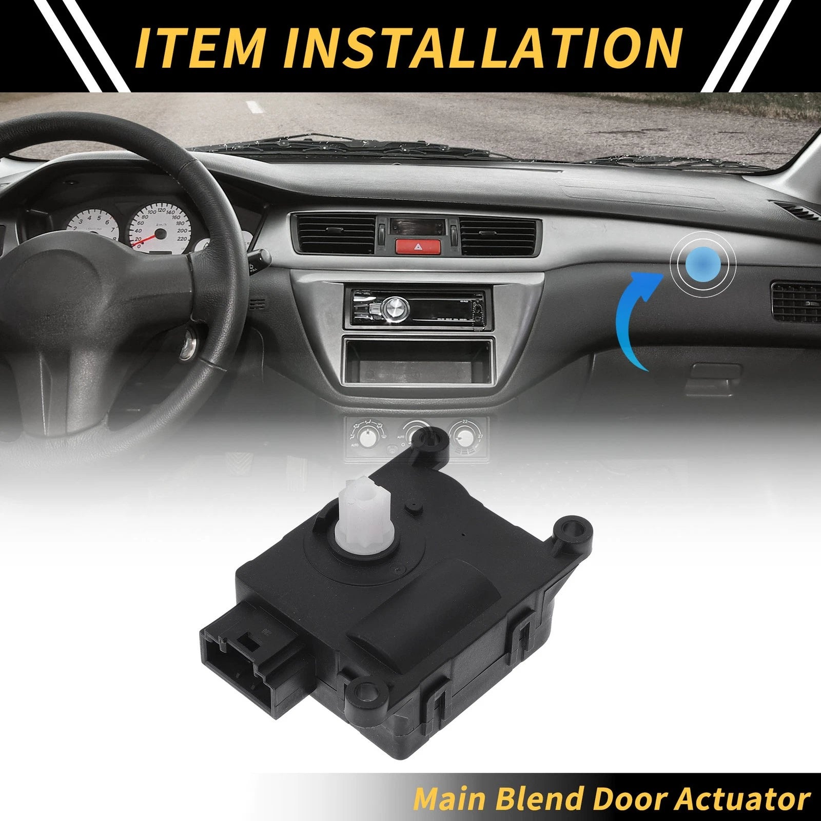 HVAC Air Door Actuator Heater Blend for Ford F-250 Super Duty (2011–2016) No. 604280