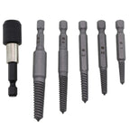 Stud Screw Extractor Hand Tools Remover Set Steel Treatment