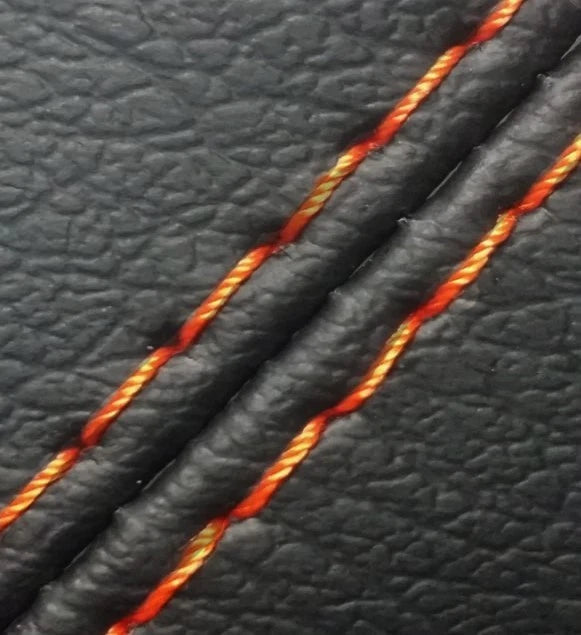 Manual Shift Boot Cover for Corvette C4 (1990–1994) - Orange Stitch