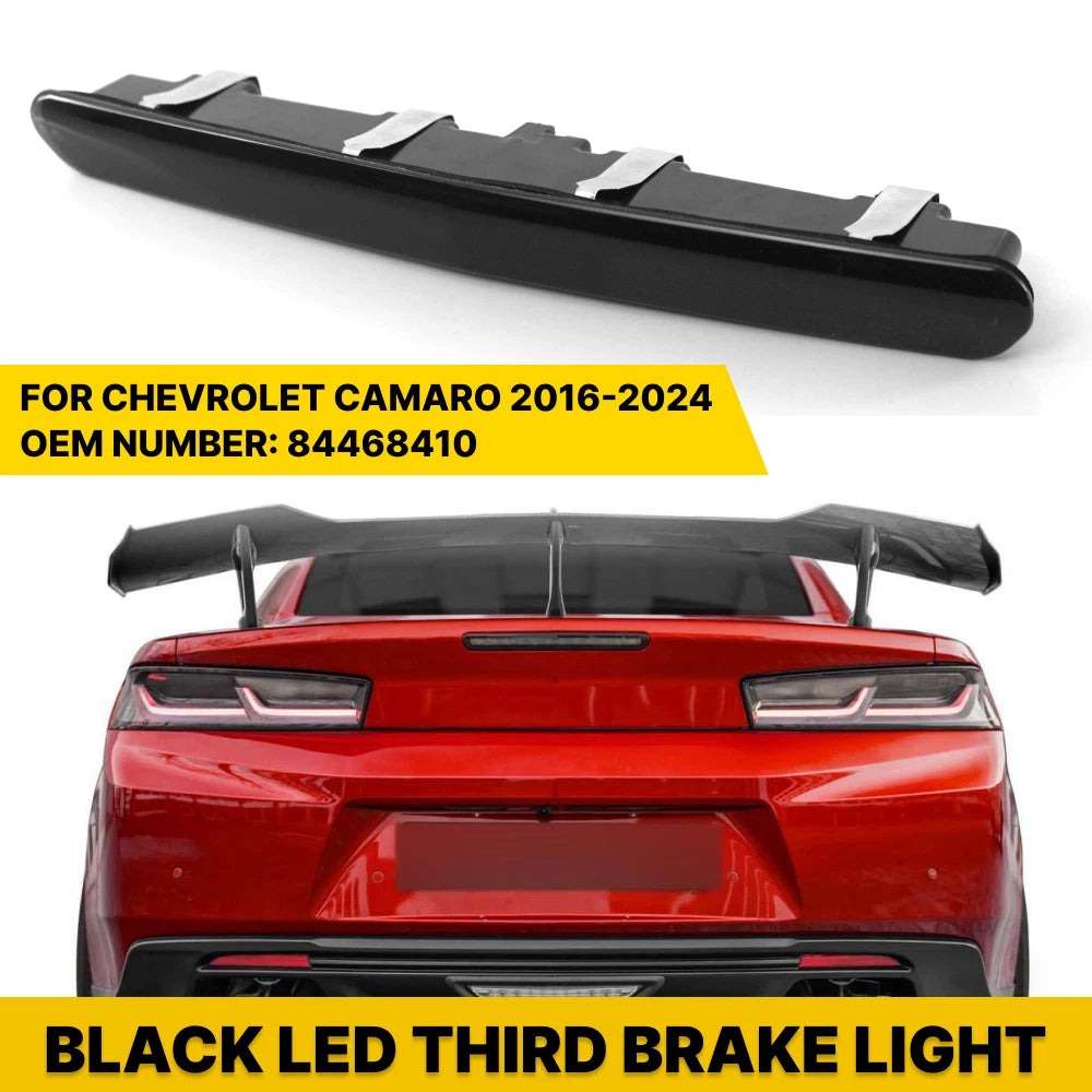 Smoked Lens Rear Third Brake Light for Chevrolet Camaro (2016–2024) 84468410