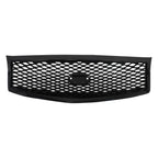 Front Upper Grille for Infiniti Q70 Q70L (2015–2019) Glossy Black with Camera Option