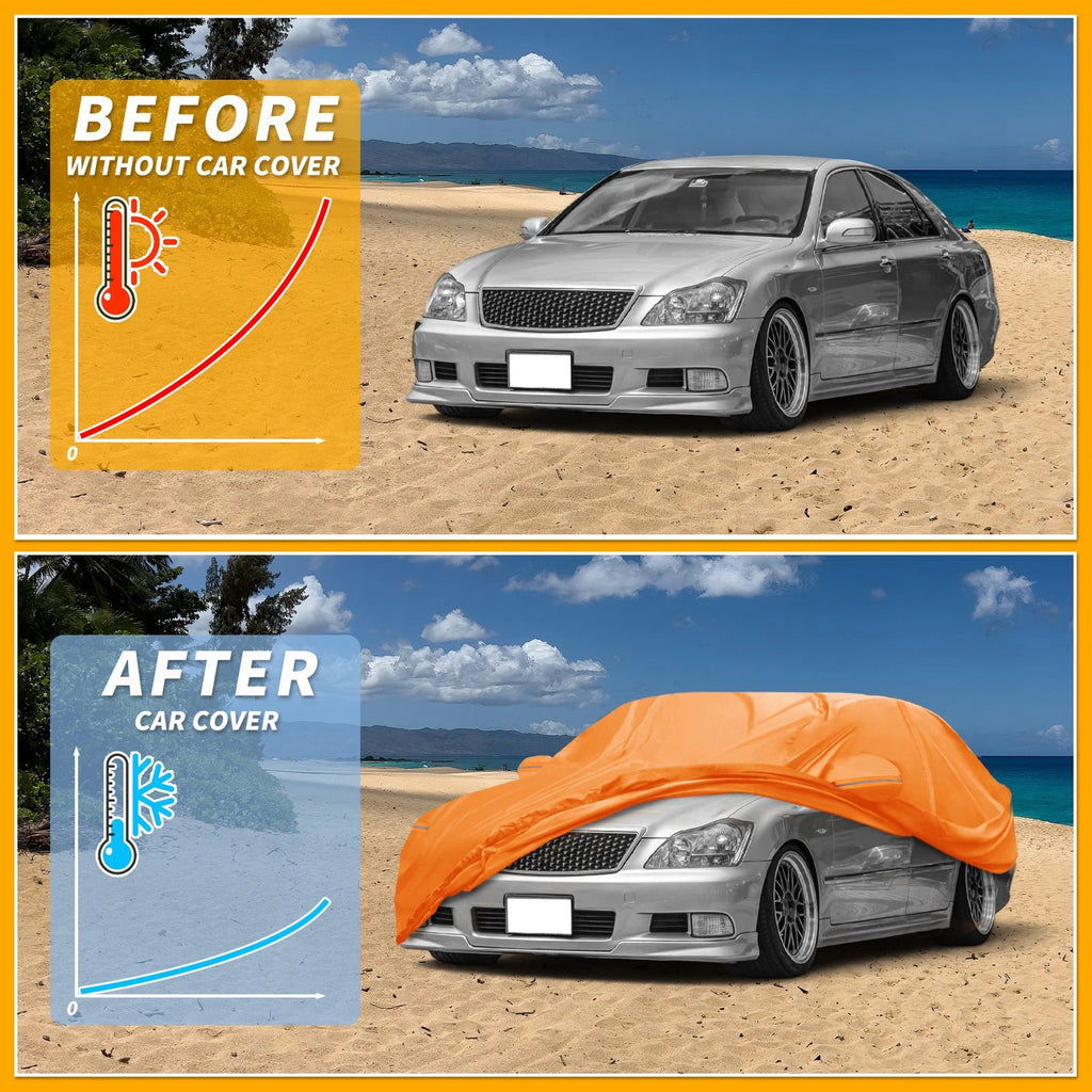 Waterproof All Weather Car Cover for Toyota Crown 
