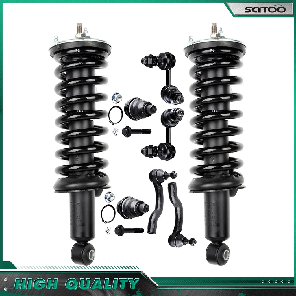 Front Strut w/ Coil Spring Suspension Kit for Nissan Pathfinder Xterra (2005–2012)