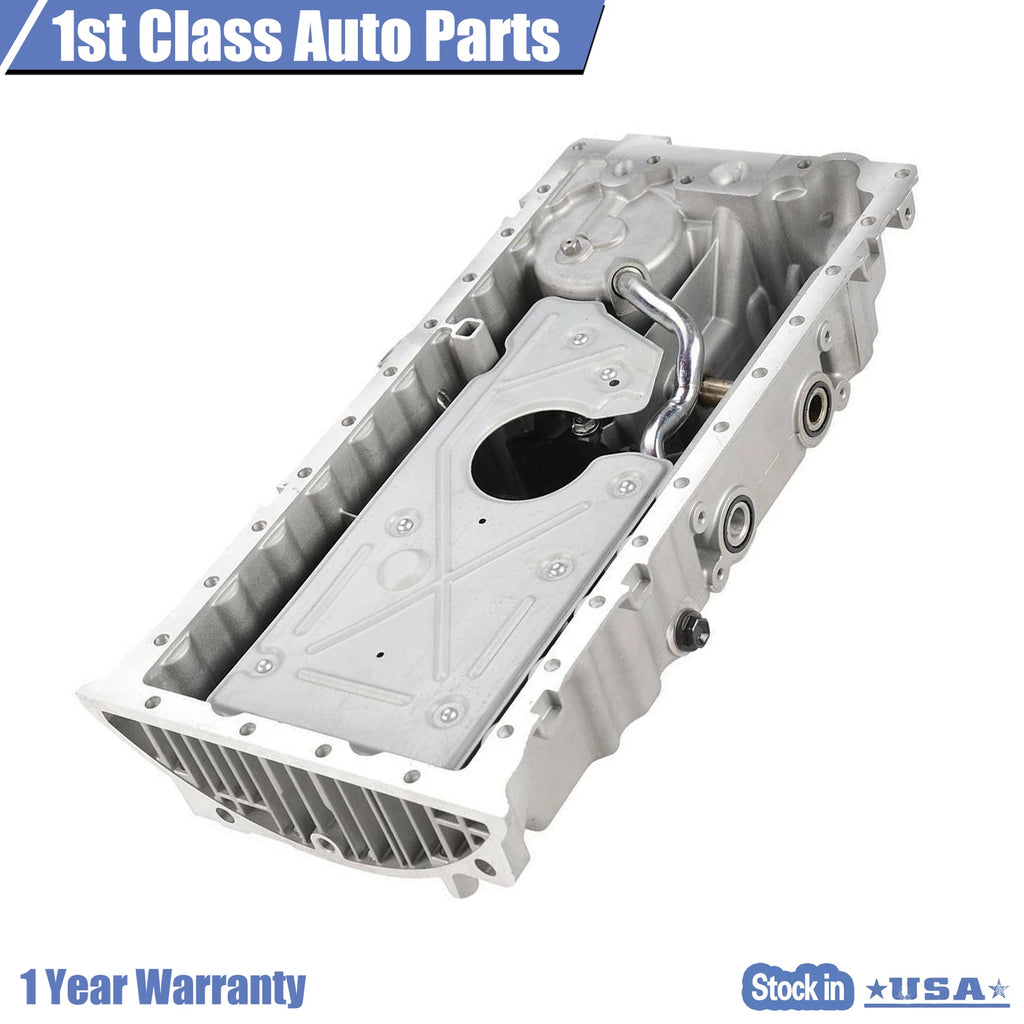 Aluminum Engine Oil Pan Sump for Volvo S60 V70 S80 (2003–2009) 2.3L 2.4L 2.5L